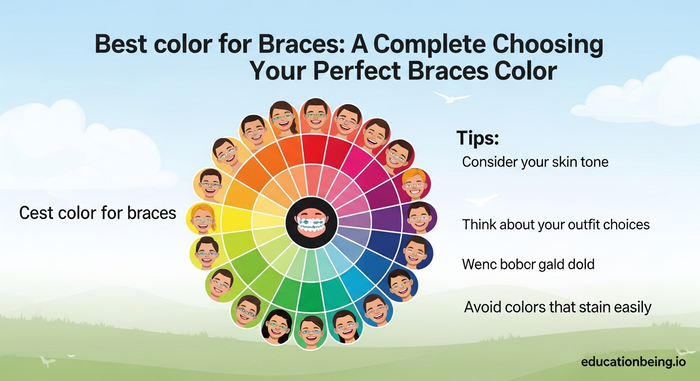 best color for braces​
